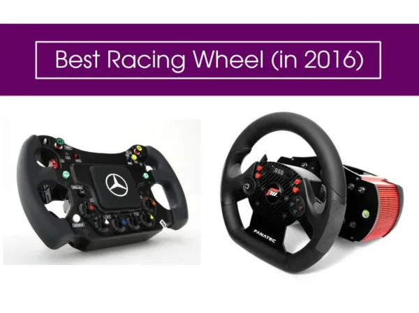 Best Racing Wheel in 2016