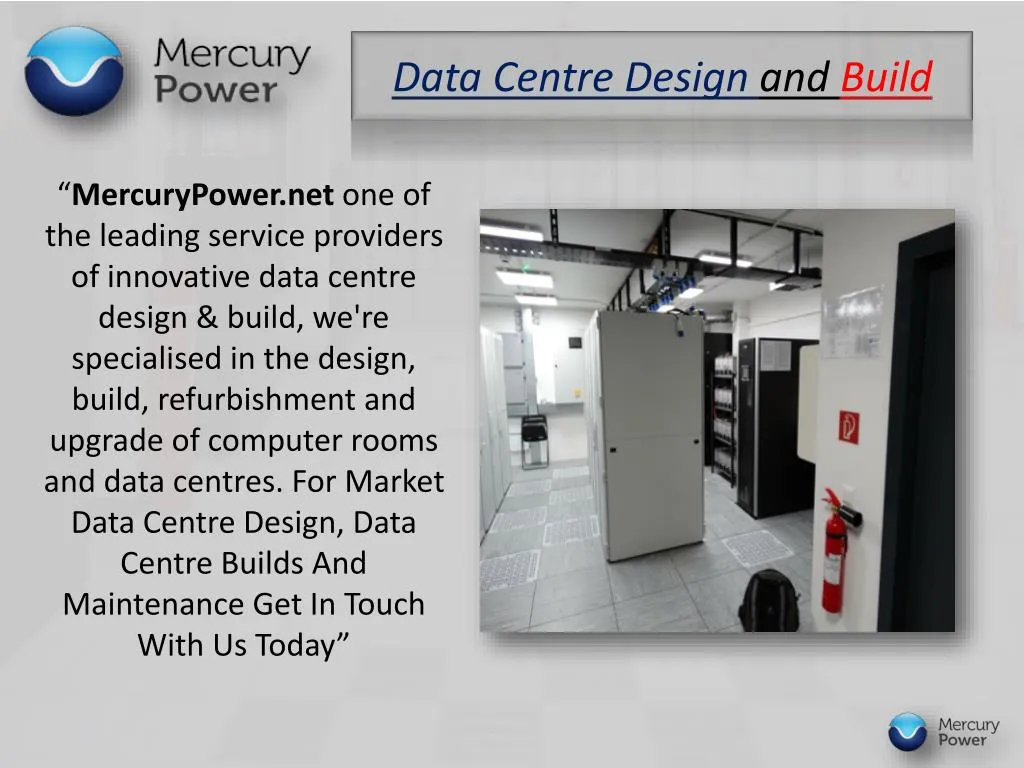 data centre design and build