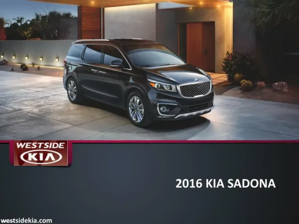 2016 Kia Sedona