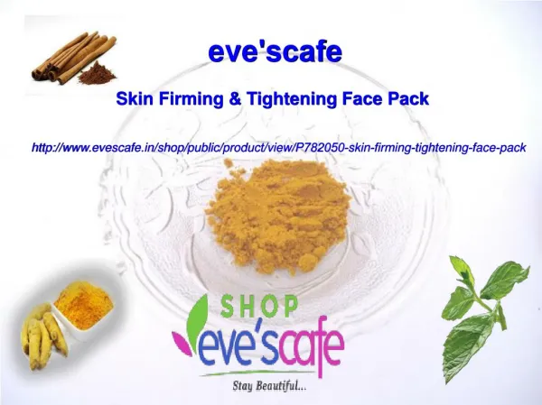 Buy Evescafe Skin Firming & Tightening Face Pack