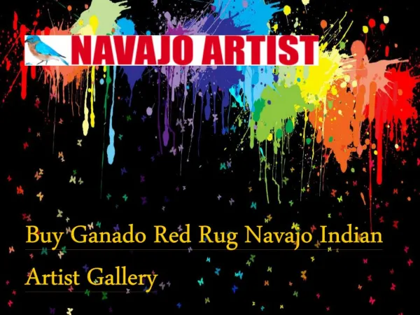 Buy Ganado Red Rug Navajo Indian Artist Gallery Online