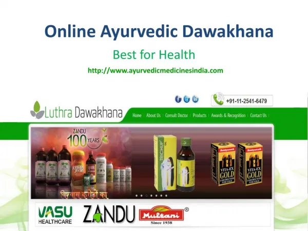 Ayurvedic Medicines at Luthra Dawakhana