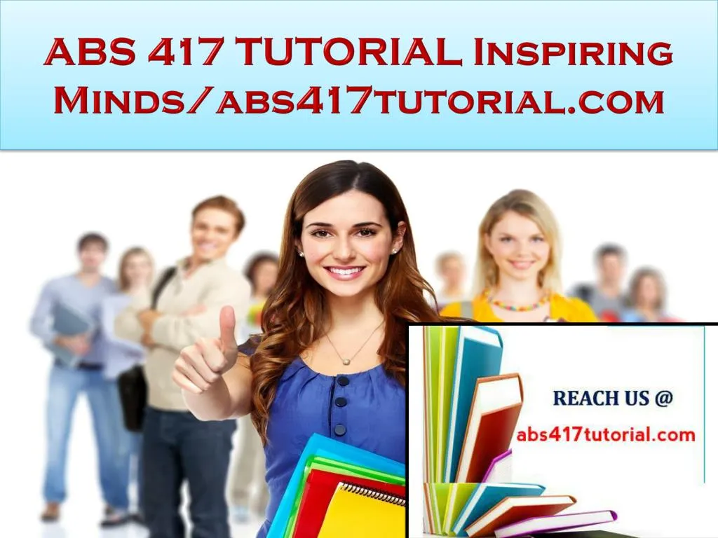 abs 417 tutorial inspiring minds abs417tutorial com