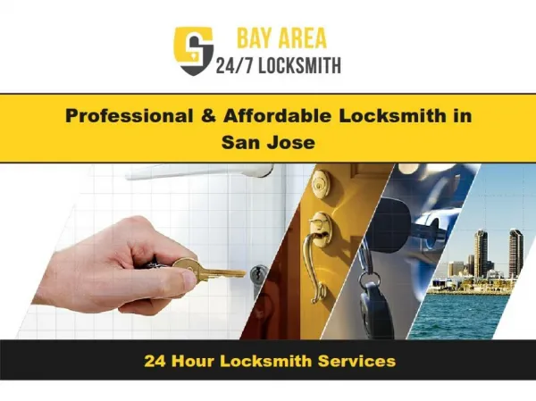Locksmith San Jose - Professional & Affordable Services