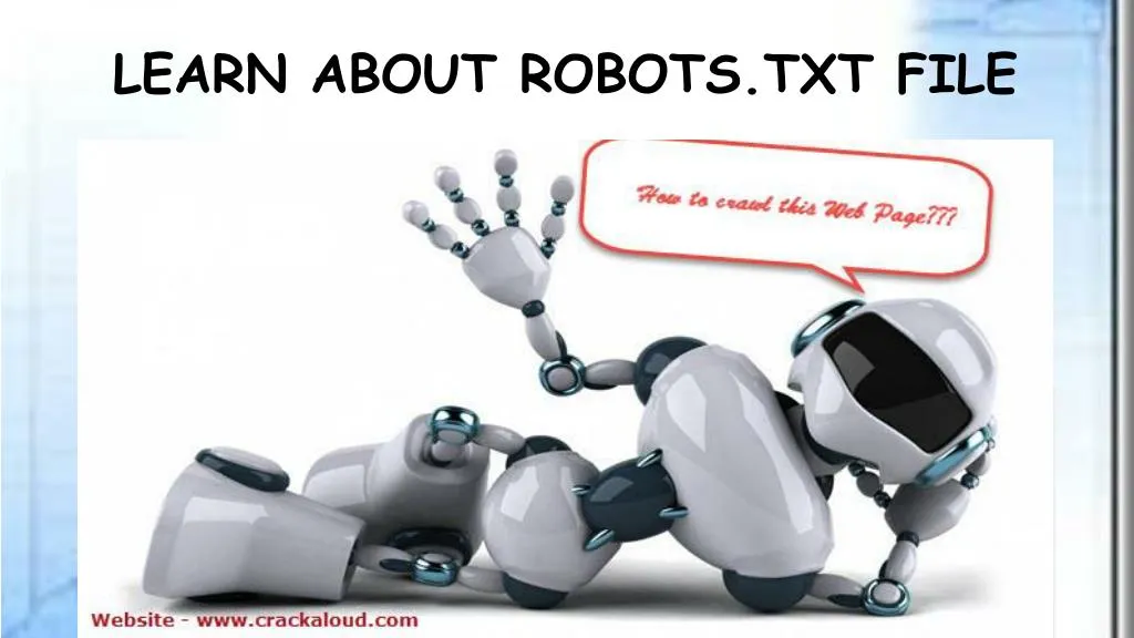 learn about robots txt file