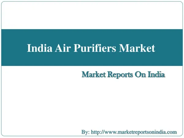 India Air Purifiers Market