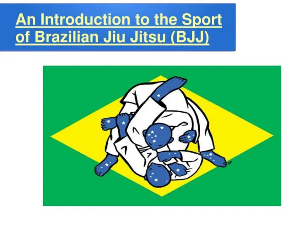 An Introduction to the Sport of Brazilian Jiu Jitsu
