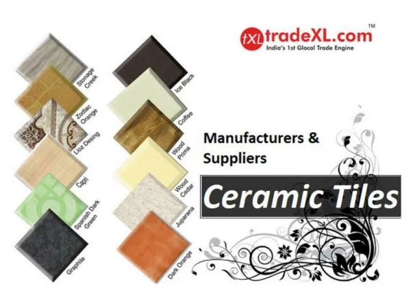 Ceramic Tiles Manufacturers, Ceramic Tile Suppliers & Exporters | TradeXL