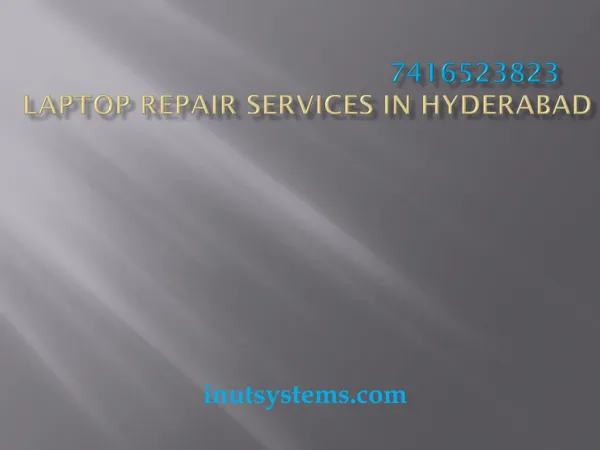 Laptop repair services Hyderabad at low cost