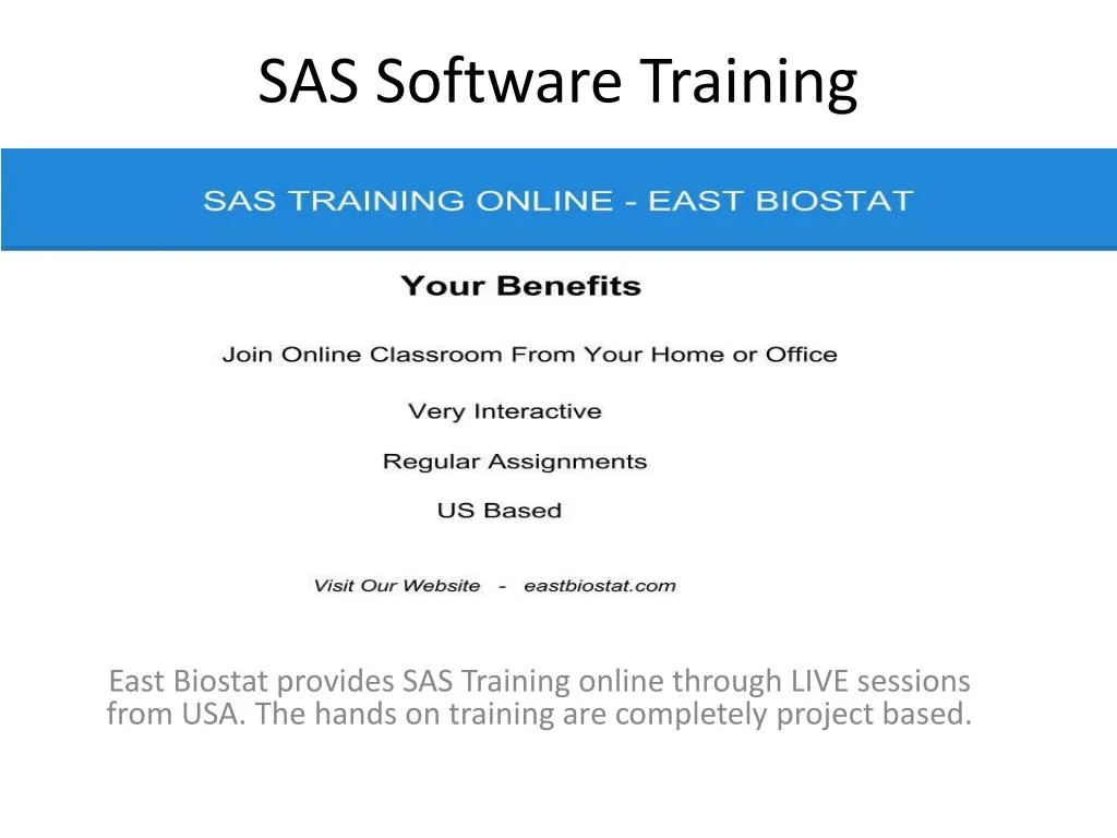 sas software training