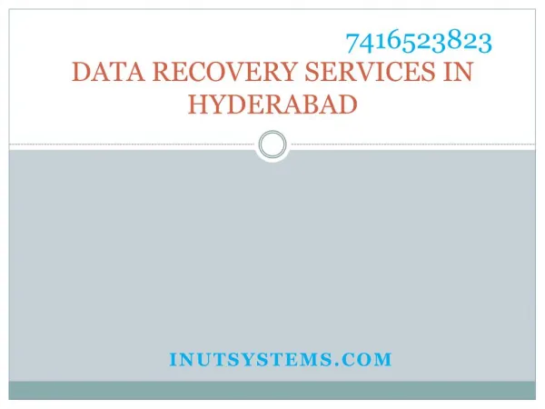 Data recovery services Hyderabad at low cost
