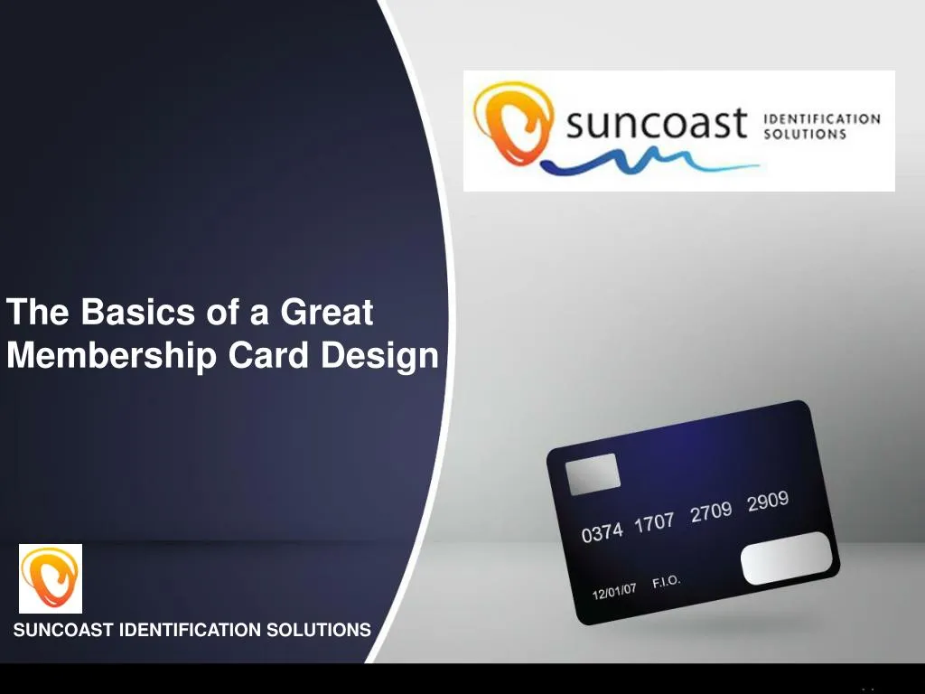 the b asics of a g reat membership card design