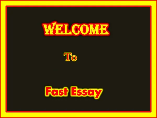 FastEssay - Proffesional Essay Writing Service Provider