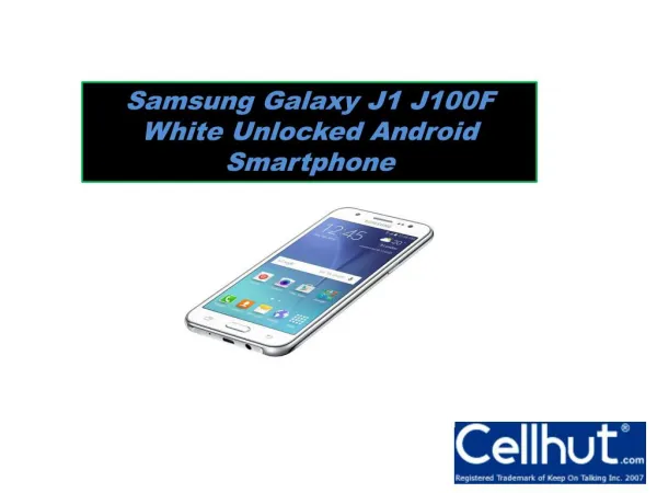 Samsung Galaxy J1 J100F White Unlocked