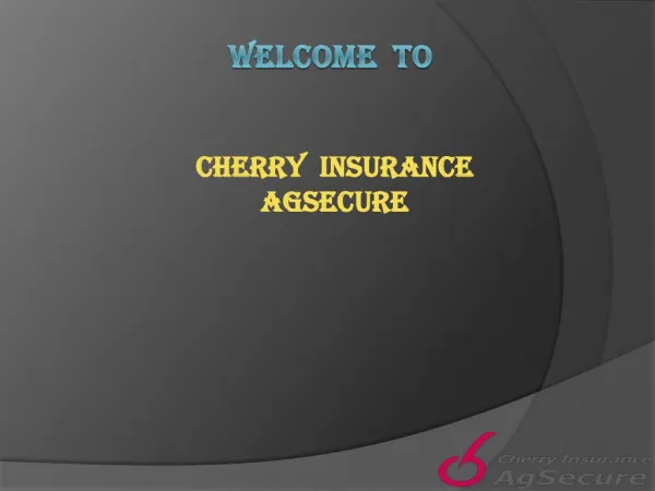 Cherry Insurance AgSecure
