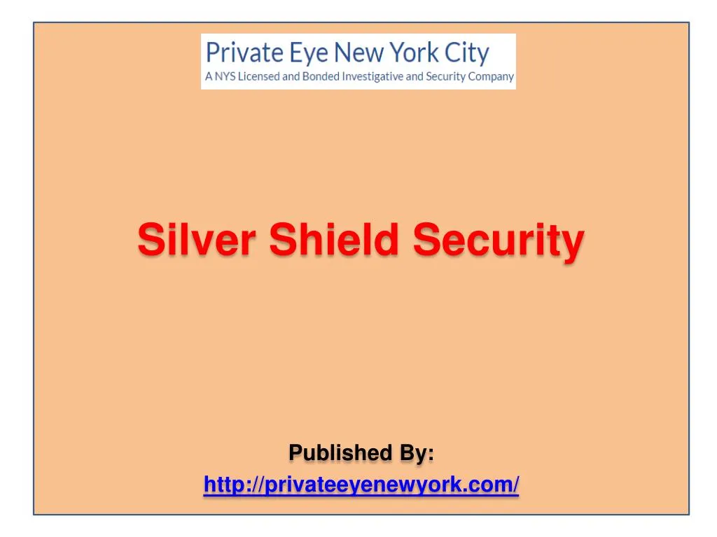 silver shield security published by http privateeyenewyork com