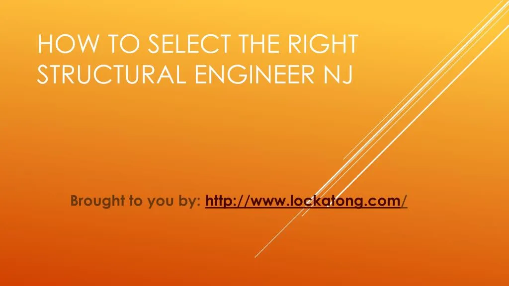 how to select the right structural engineer nj