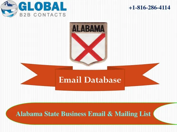 Alabama (AL) State Business Email & Mailing List
