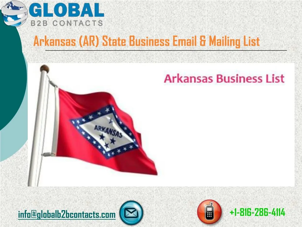 arkansas ar state business email mailing list
