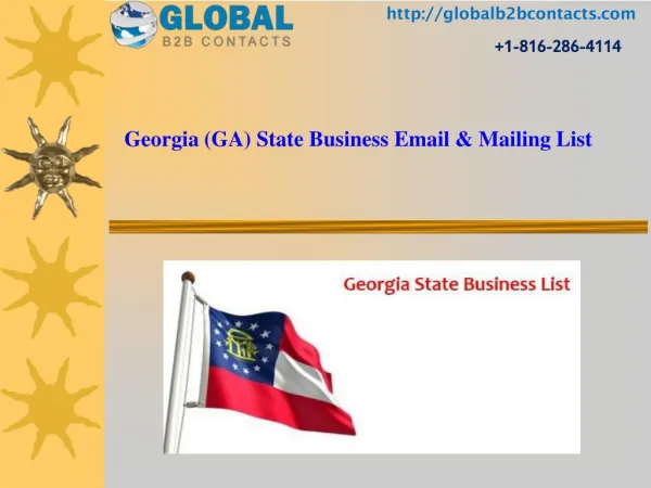 Georgia State Business Email & Mailing List