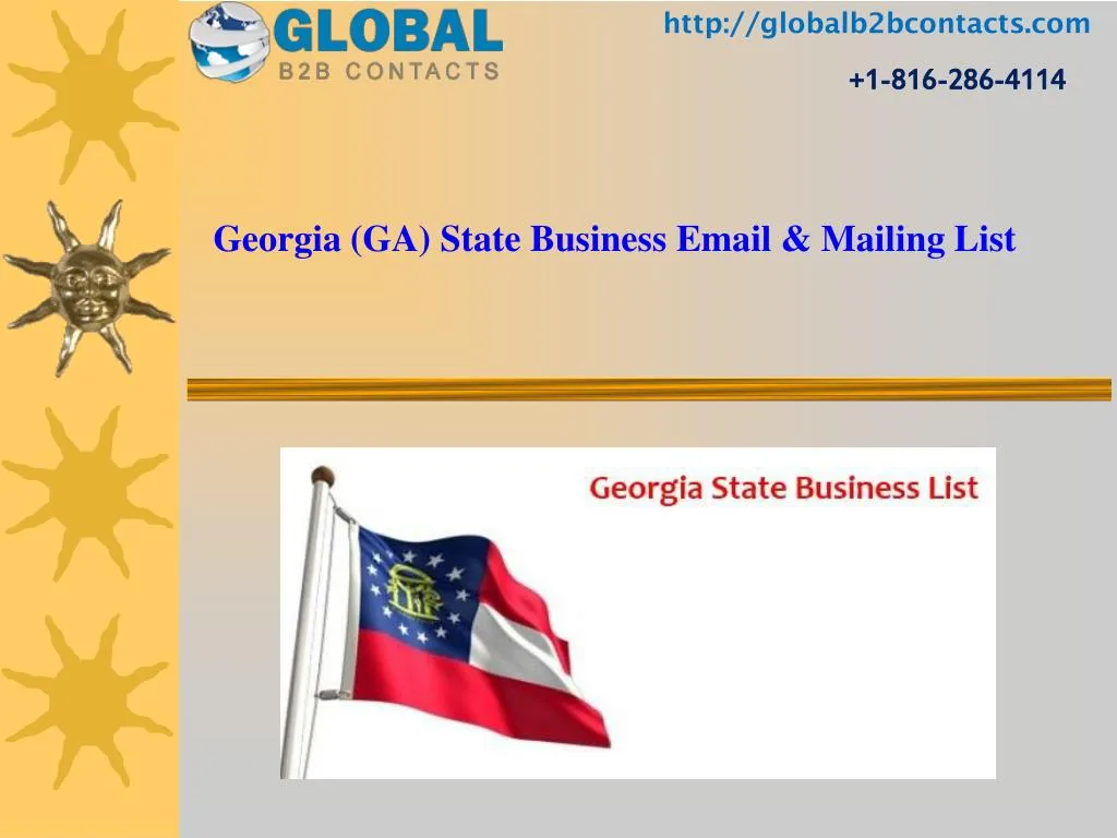 georgia ga state business email mailing list