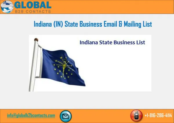 Indiana State Business Email & Mailing List