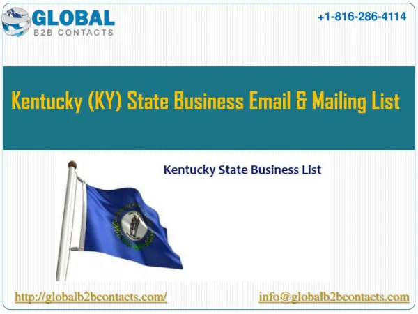 Kentucky State Business Email & Mailing List