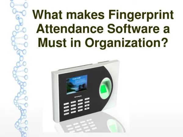 Fingerprint Attendance Software