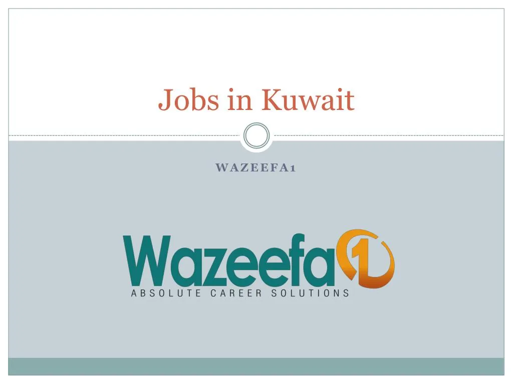 jobs in kuwait