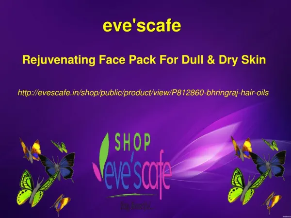 Buy Evescafe Rejuvenating Face Pack For Dull & Dry Skin