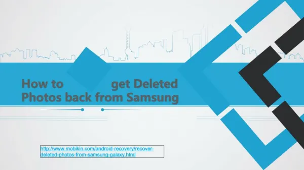 How to get deleted photos back from samsung