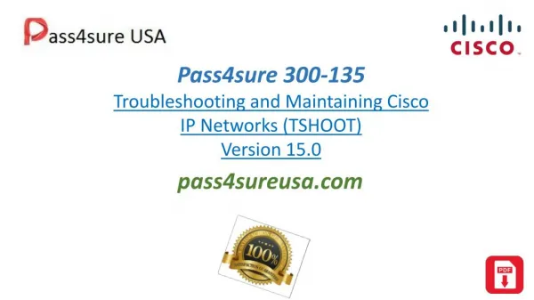 Pass4sureusa 300-135 braindumps