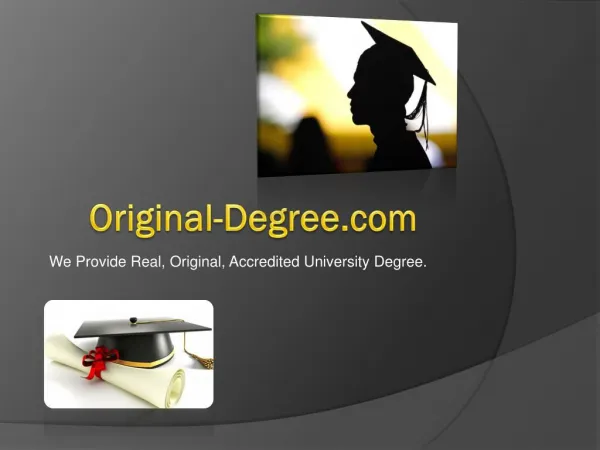 Buy a degree