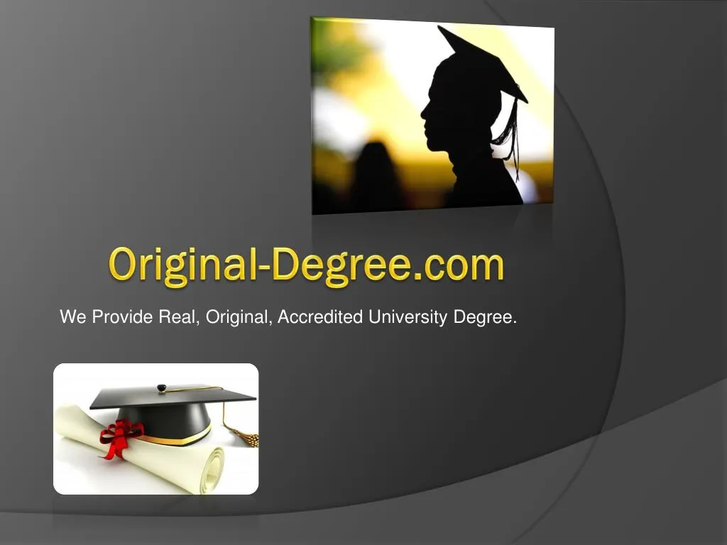 we provide real original accredited university degree
