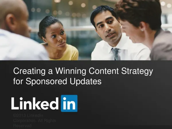 Creating a Winning Content Strategy for Sponsored Updates