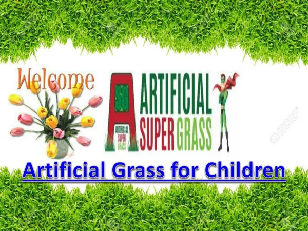Superior Quality Artificial Grass for Children
