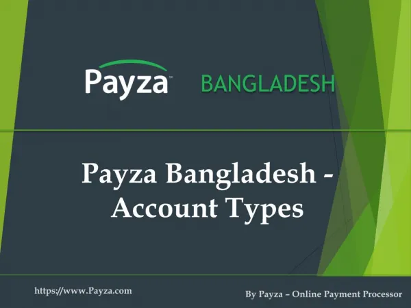 Payza Bangladesh Personal and Business Account Types