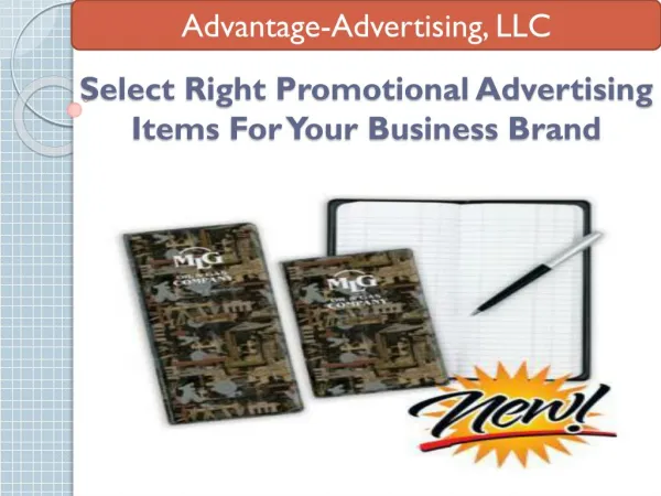 Select Right Promotional Advertising Items For Your Business Brand