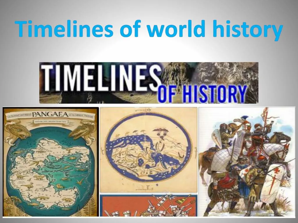 timelines of world history