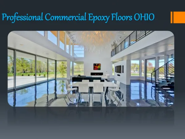 Professional Commercial Epoxy Floors OHIO