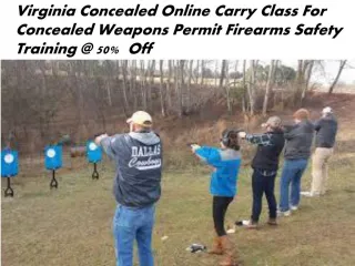 online concealed carry course - slide 1