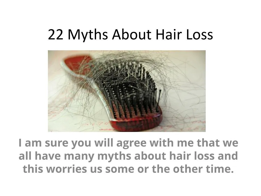 22 myths about hair loss