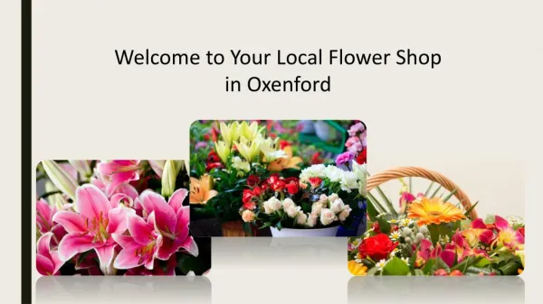 Welcome to Your Local Flower Shop in Oxenford