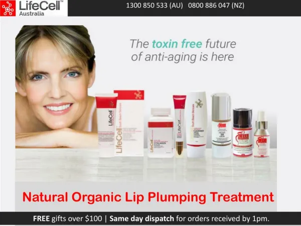Natural Organic Lip Plumping Treatment