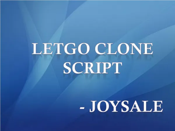 letgo clone script