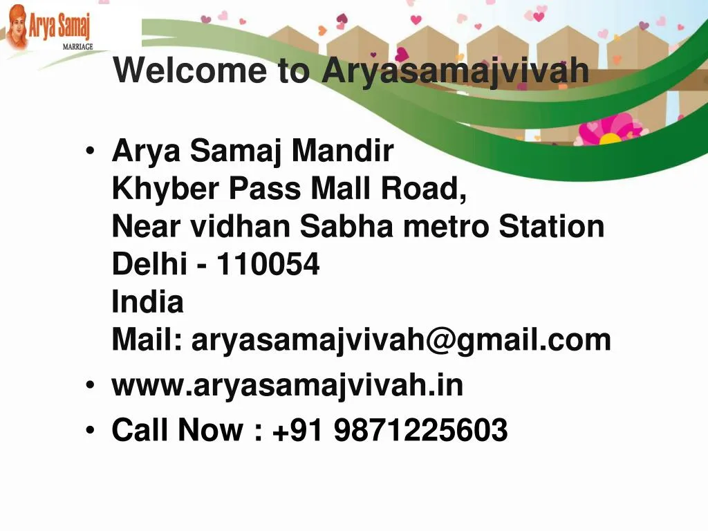 welcome to aryasamajvivah