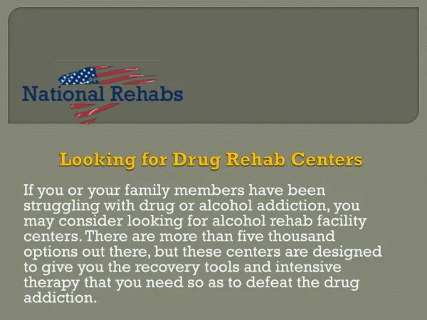 Know More About of About Prescription Drug Rehab Centers
