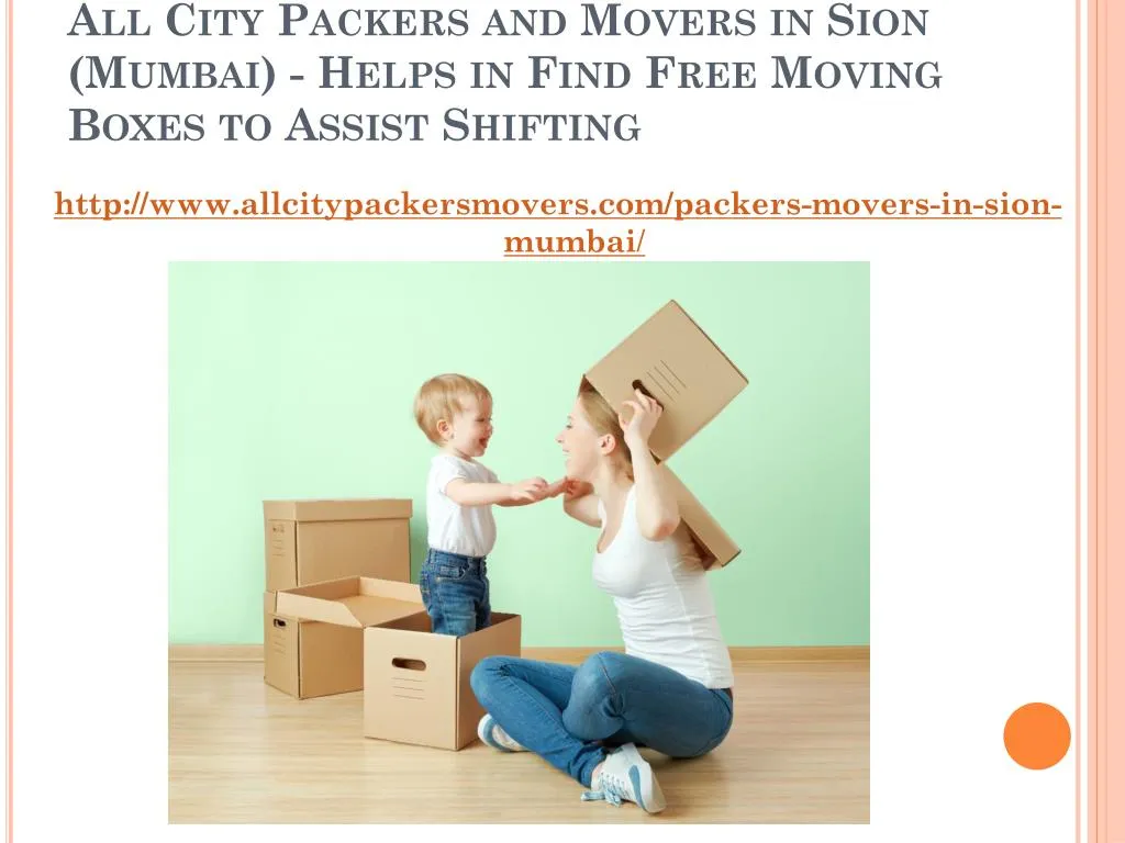all city packers and movers in sion mumbai helps in find free moving boxes to assist shifting