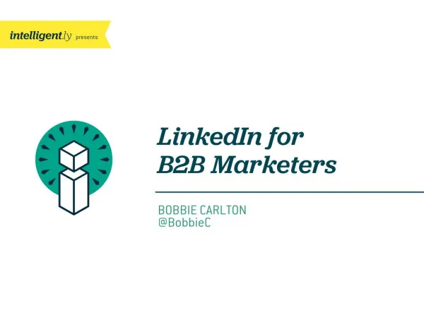 LinkedIn for B2B Marketers