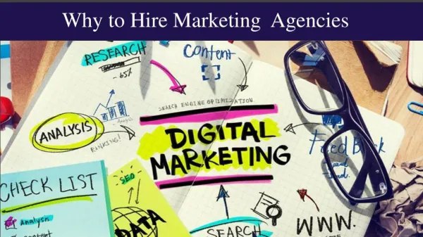 Why to Hire Marketing Agencies